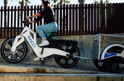 Neuartiges E-Lastenrad aus recyclebarem Kunststoff kombiniert Leichtbau und (Foto: CIP Mobility GmbH)